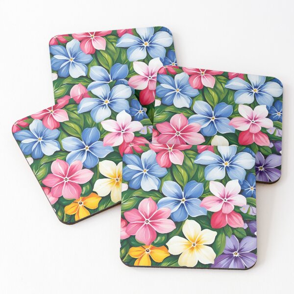 Item preview, Vinca Flower Pattern In The Garden. designed and sold by Ciervo Primavera.