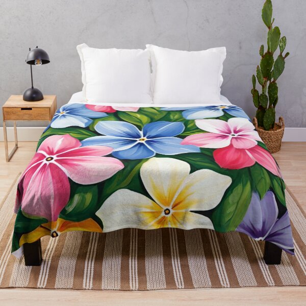 Item preview, Vinca Flower Pattern In The Garden. designed and sold by Ciervo Primavera.