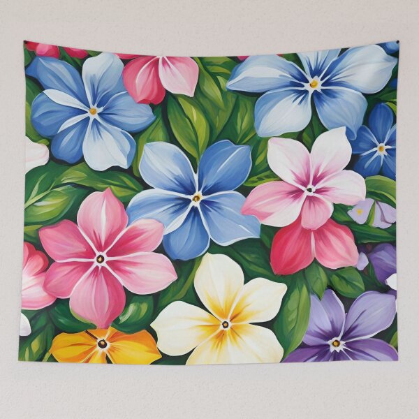 Item preview, Vinca Flower Pattern In The Garden. designed and sold by Ciervo Primavera.