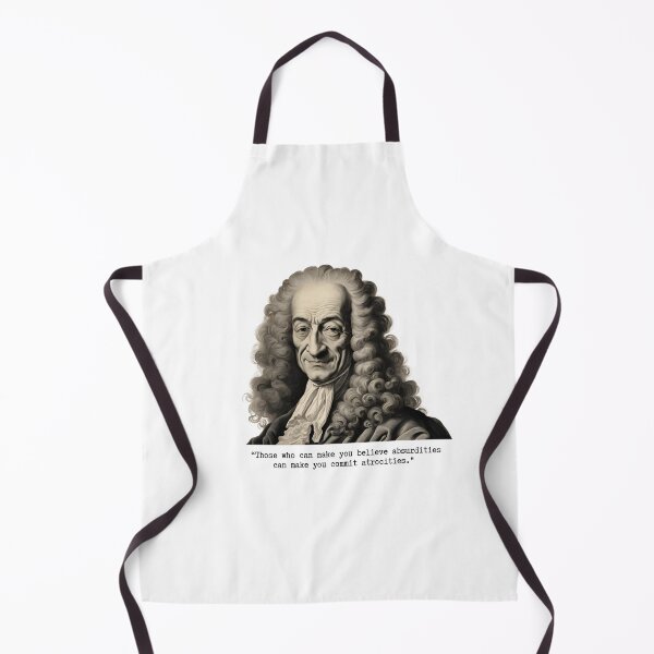 Item preview, Quote by Voltaire: "Believe absurdities, commit atrocities"  designed and sold by Filologica.