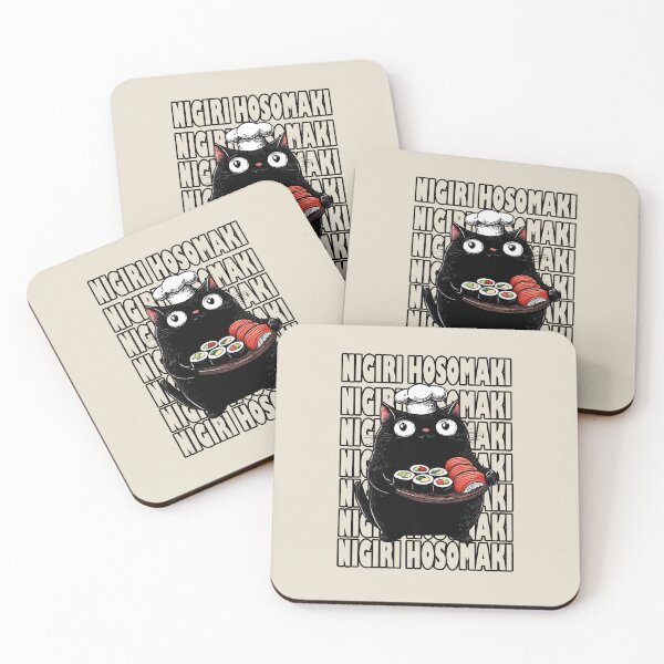 Item preview, Sushi Nigiri Hosomaki, Funny Cat, Lover Sashimi designed and sold by OrenjiArtShop.