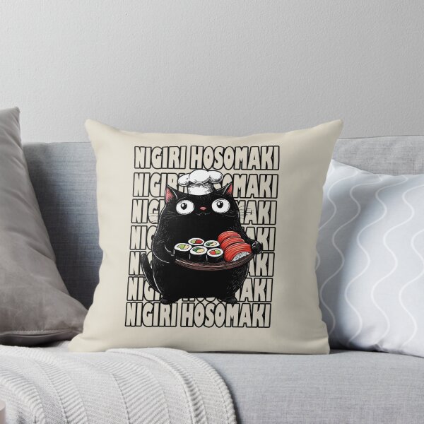 Item preview, Sushi Nigiri Hosomaki, Funny Cat, Lover Sashimi designed and sold by OrenjiArtShop.