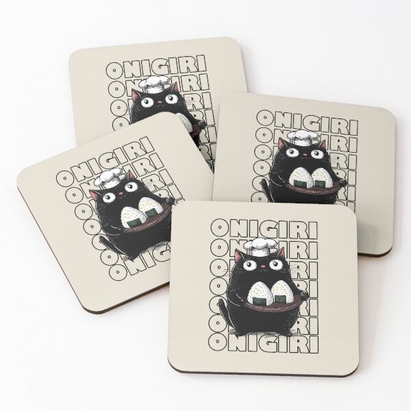 Item preview, Cat Chef, Onigiri Japanese, Food Lover designed and sold by OrenjiArtShop.