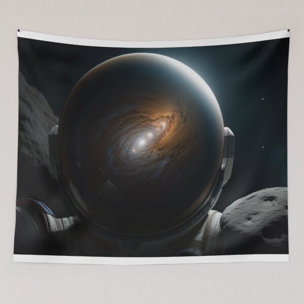 Item preview, Universe Reflected in Astronaut Helmet designed and sold by highplacidity.