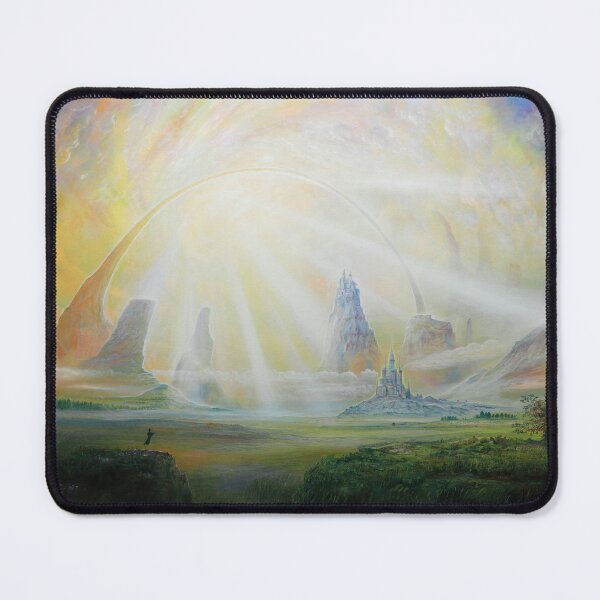 Item preview, Insertion - Rays of light over a fantasy land designed and sold by art paintings.