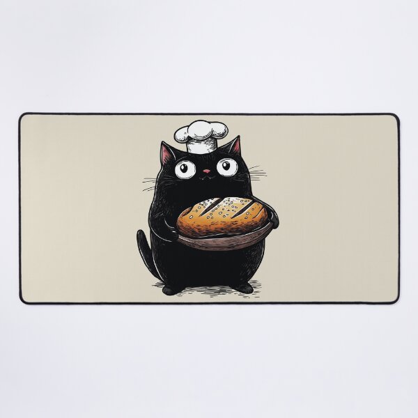 Item preview, Baker Cat, Gift for Cooks, Vintage designed and sold by OrenjiArtShop.