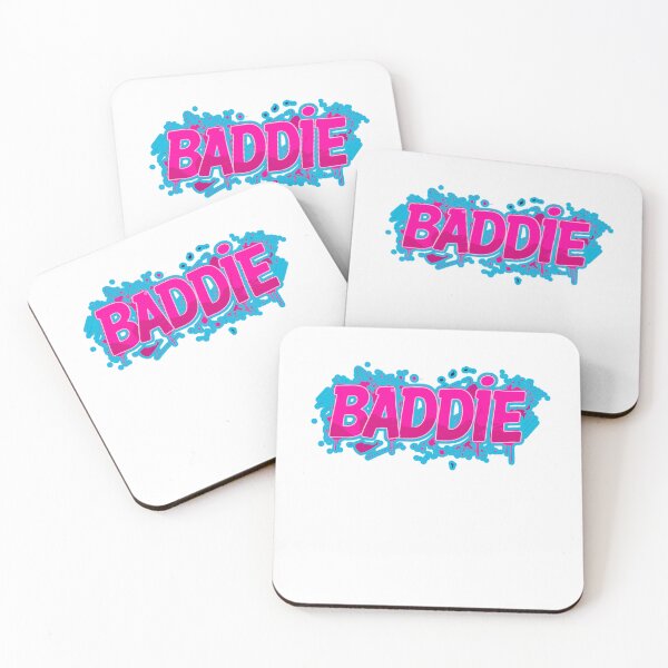 Item preview, BADDIE-pink and blue designed and sold by FitEnvy.