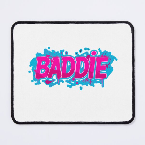 Item preview, BADDIE-pink and blue designed and sold by FitEnvy.