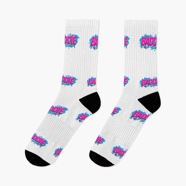 Item preview, BADDIE-pink and blue designed and sold by FitEnvy.