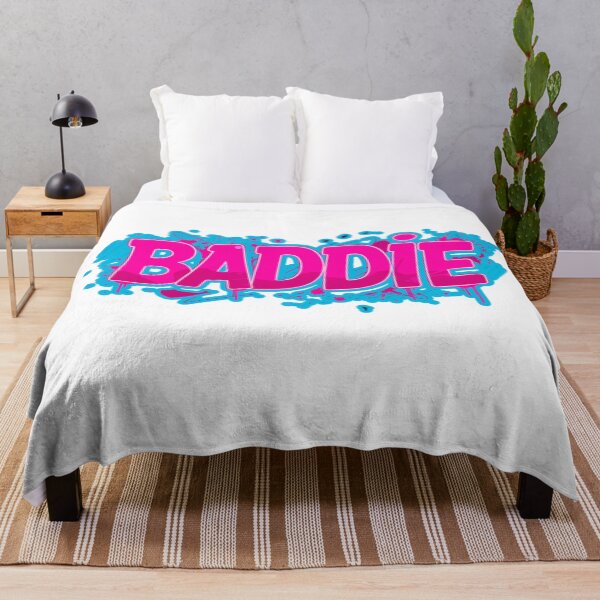 Item preview, BADDIE-pink and blue designed and sold by FitEnvy.