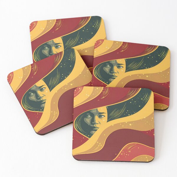 Item preview, Shapes Portrait Abstract Cosmic Elements Friends Love designed and sold by ART ATTACK ZONE.