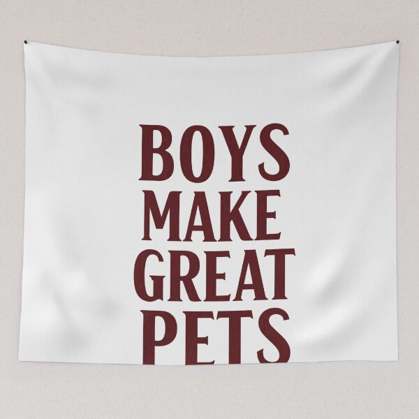 Item preview, boys make great pets designed and sold by FitEnvy.
