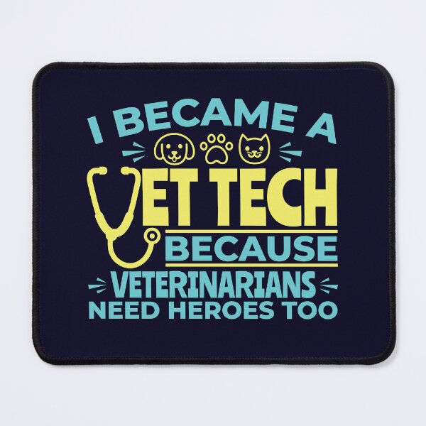 Item preview, I Became A Vet Tech Because Veterinarians Need Heroes Too designed and sold by jaygo.