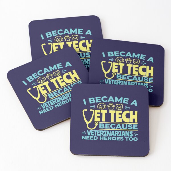 Item preview, I Became A Vet Tech Because Veterinarians Need Heroes Too designed and sold by jaygo.
