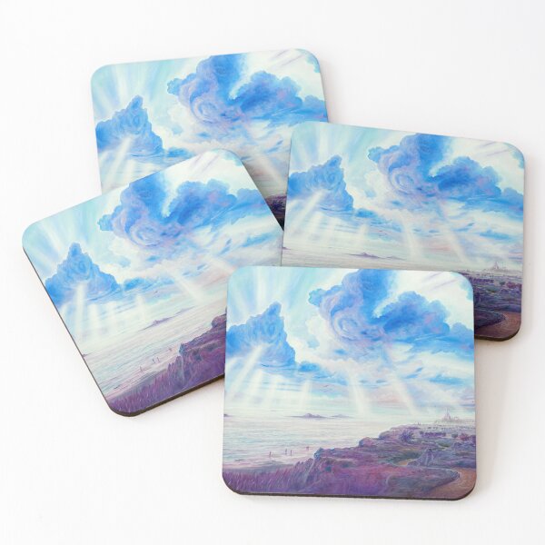 Item preview, Lichtufer - many rays of light over the world designed and sold by art paintings.