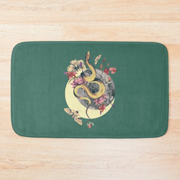 Item preview, Snake, Moon, Flowers and Earth Illustration – A Stunning Visual Fusion designed and sold by Pandositive.