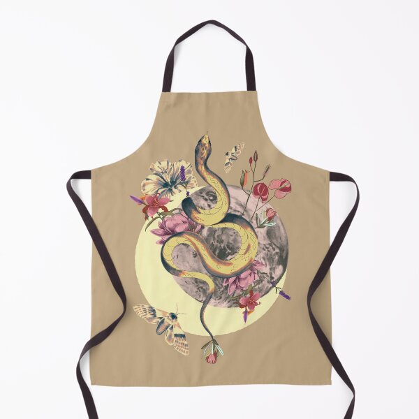 Item preview, Snake, Moon, Flowers and Earth Illustration – A Stunning Visual Fusion designed and sold by Pandositive.