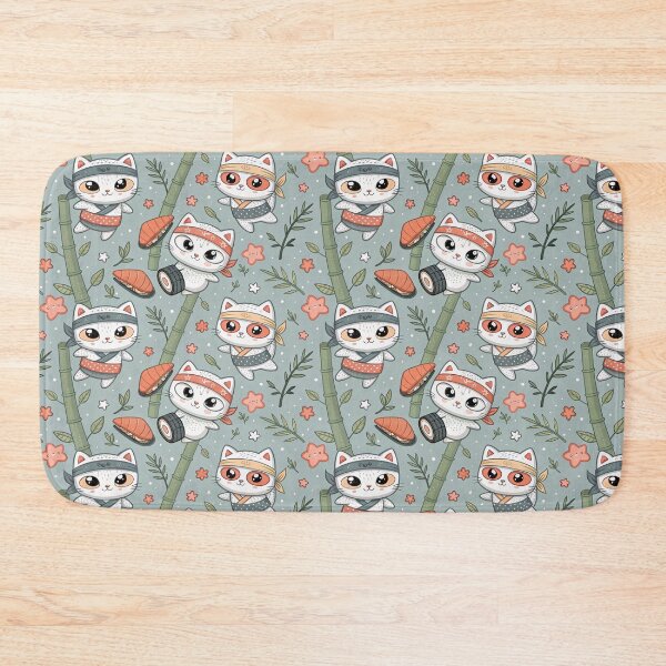 Item preview, ninja cat pattern designed and sold by Anime9122.