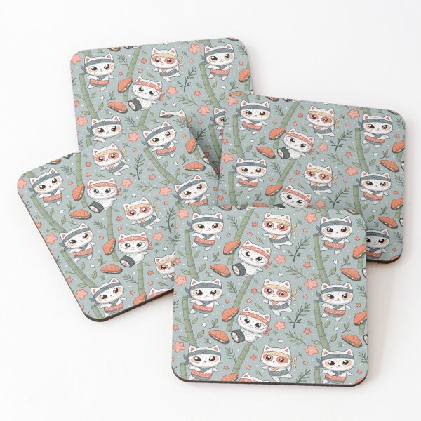 Item preview, ninja cat pattern designed and sold by Anime9122.