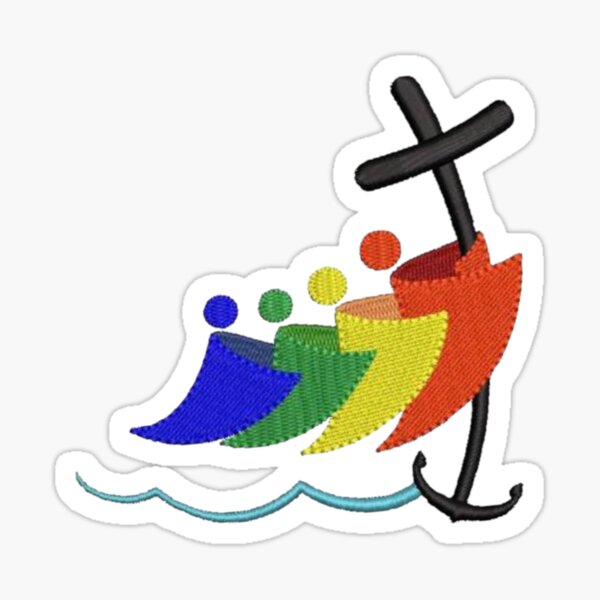 Vista previa del artículo con la obra «Logotipo del Jubileo 2025 Peregrinos de la esperanza», diseñado y vendido por AMDG Line.