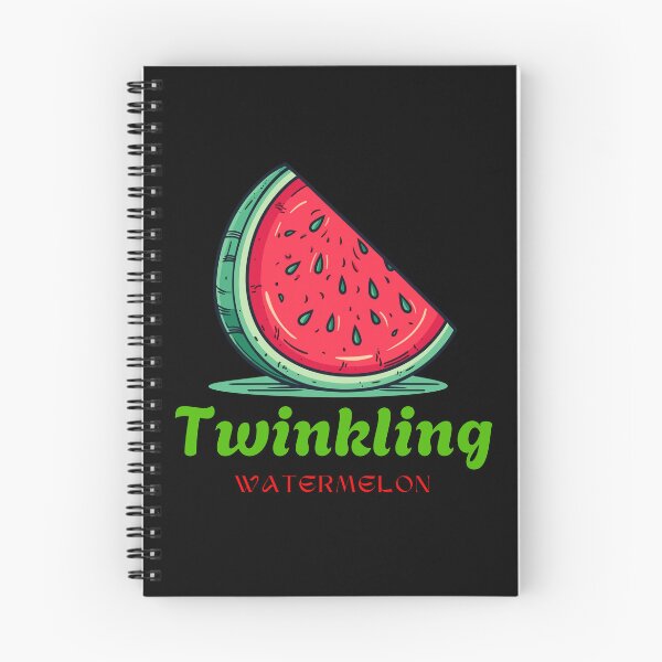 Item preview, Twinkling Watermelon – Retro Summer Fruit Illustration designed and sold by DARK_NOVA.