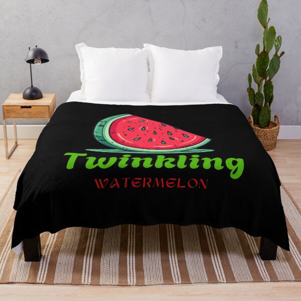 Item preview, Twinkling Watermelon – Retro Summer Fruit Illustration designed and sold by DARK_NOVA.