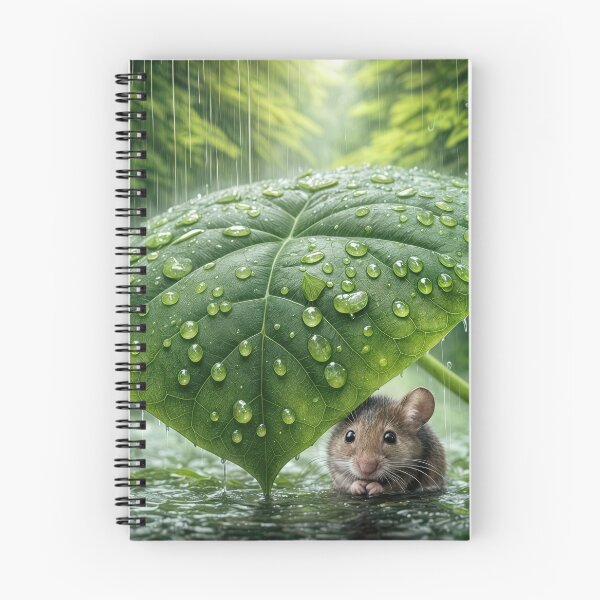 Item preview, Scared Mouse In a Rainstorm designed and sold by Maria Dryfhout.