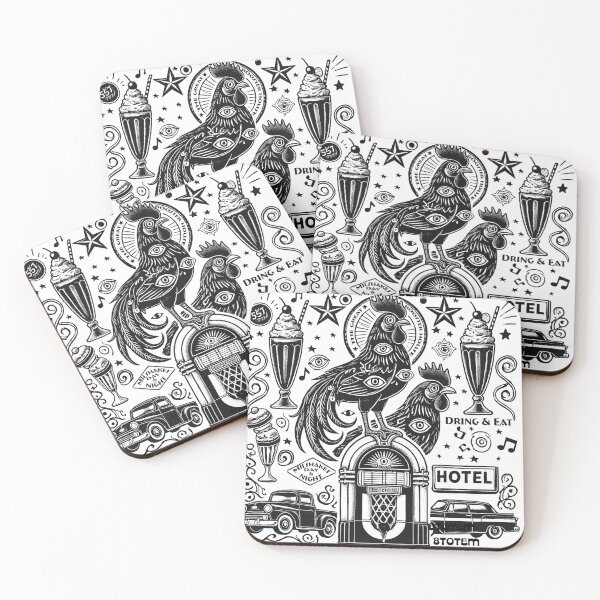 Item preview, Roosters Rockin’ the Retro Diner 50's style designed and sold by 8Totem.
