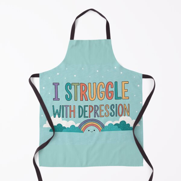 Item preview,  I Struggle with Depression – Mental Health Awareness designed and sold by HoneyNutCrisis.