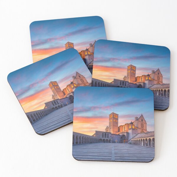 Item preview, Basilica of Saint Francis of Assisi at Sunset – Umbria, Italy designed and sold by Stefano Orazzini.