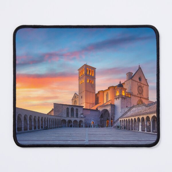 Item preview, Basilica of Saint Francis of Assisi at Sunset – Umbria, Italy designed and sold by Stefano Orazzini.