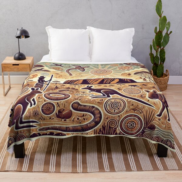 Item preview, "Dreamtime: Aboriginal Art Inspired Australian Wildlife and Culture" designed and sold by Macajuba Design .
