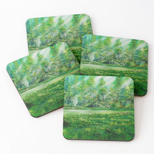 Item preview, The Assembly - an idyllic forest designed and sold by art paintings.
