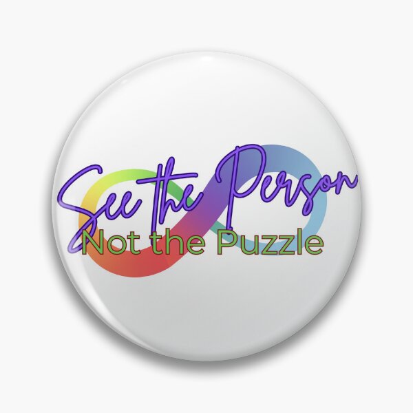 Item preview, See the Person not the Puzzle designed and sold by Whimsical Design Space.