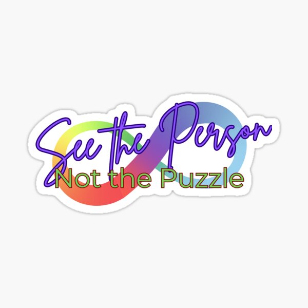 Item preview, See the Person not the Puzzle designed and sold by Whimsical Design Space.
