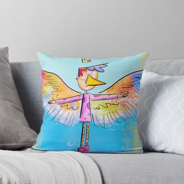 Item preview, Artistic colorful kid with wings designed and sold by eva-daniil.