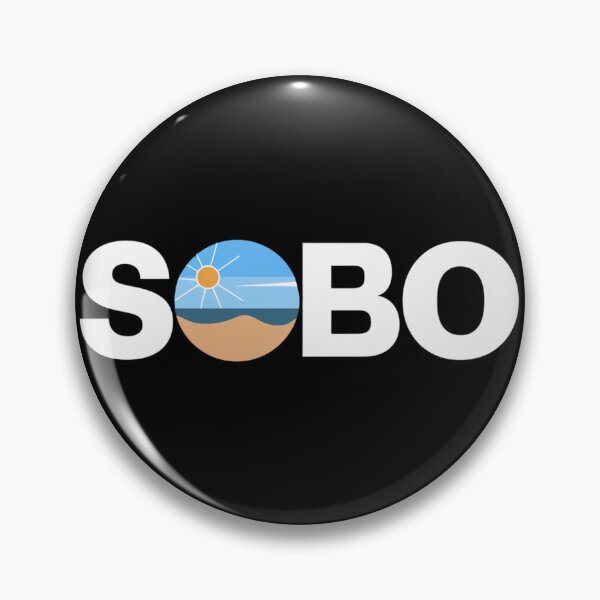 Item preview, SOBO Sunny Beach – Minimalist Southbourne Beach Design | Coastal Art & Gifts designed and sold by Darrwea.