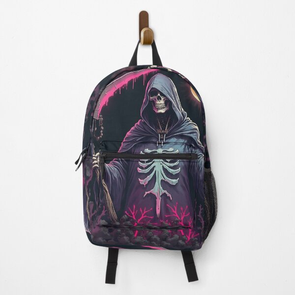 Item preview, Psychedelic Moon lit Grim reaper designed and sold by ReaperSociety.