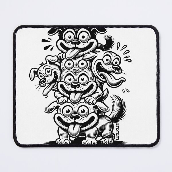 Item preview, Happy dos in a pile designed and sold by 8Totem.