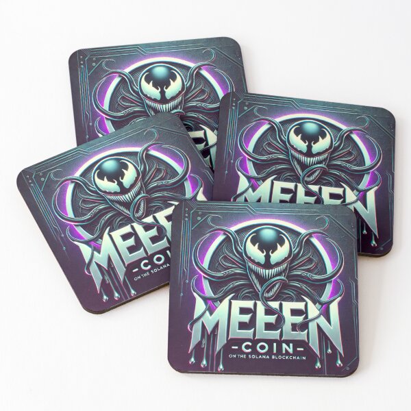 Item preview, Meeen Coin: Venomous Crypto Art designed and sold by Thaivi Design.