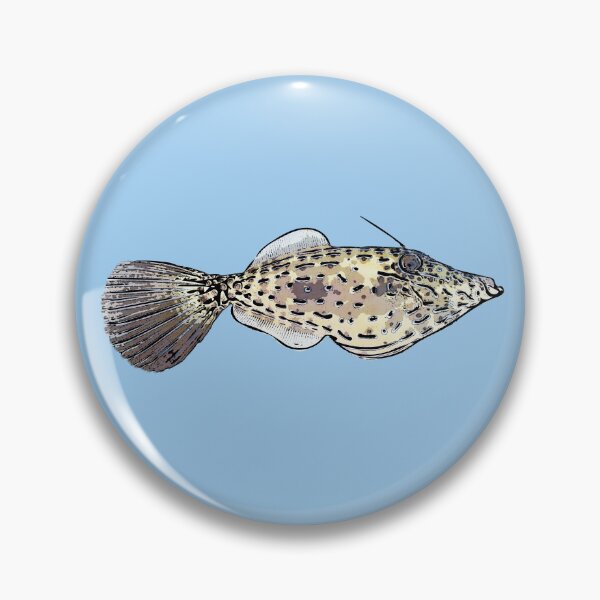 Item preview, Scrawled Filefish Black Alternate Design designed and sold by designsasstultd.