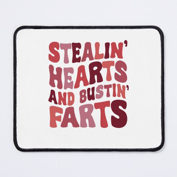 Item preview,  Stealin’ Hearts and Bustin’ Farts Funny Retro designed and sold by JoelFox165.