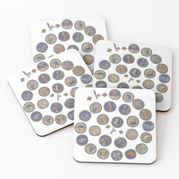 Item preview, Medieval psalter spots spiral designed and sold by IllmadeErrant.