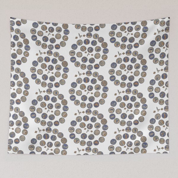 Item preview, Medieval psalter spots spiral designed and sold by IllmadeErrant.
