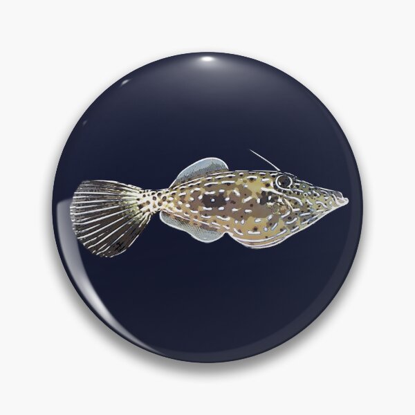 Item preview, Scrawled Filefish White Alternate Design designed and sold by designsasstultd.