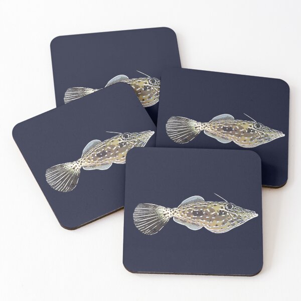 Item preview, Scrawled Filefish White Alternate Design  designed and sold by designsasstultd.