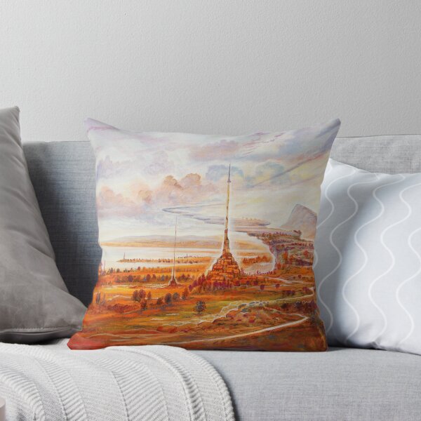 Item preview, City Tower - high tower in front of a fantasy backdrop designed and sold by art paintings.
