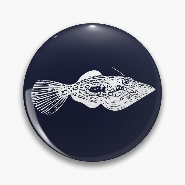 Item preview, Scrawled Filefish White Design designed and sold by designsasstultd.