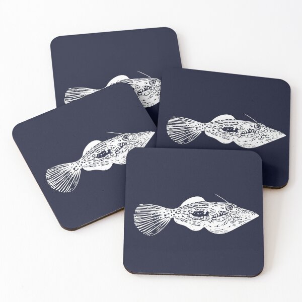 Item preview, Scrawled Filefish White Design  designed and sold by designsasstultd.