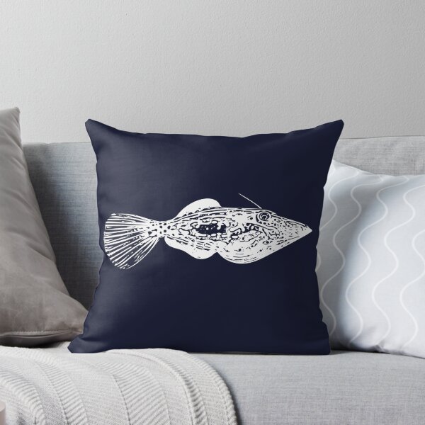Item preview, Scrawled Filefish White Design  designed and sold by designsasstultd.